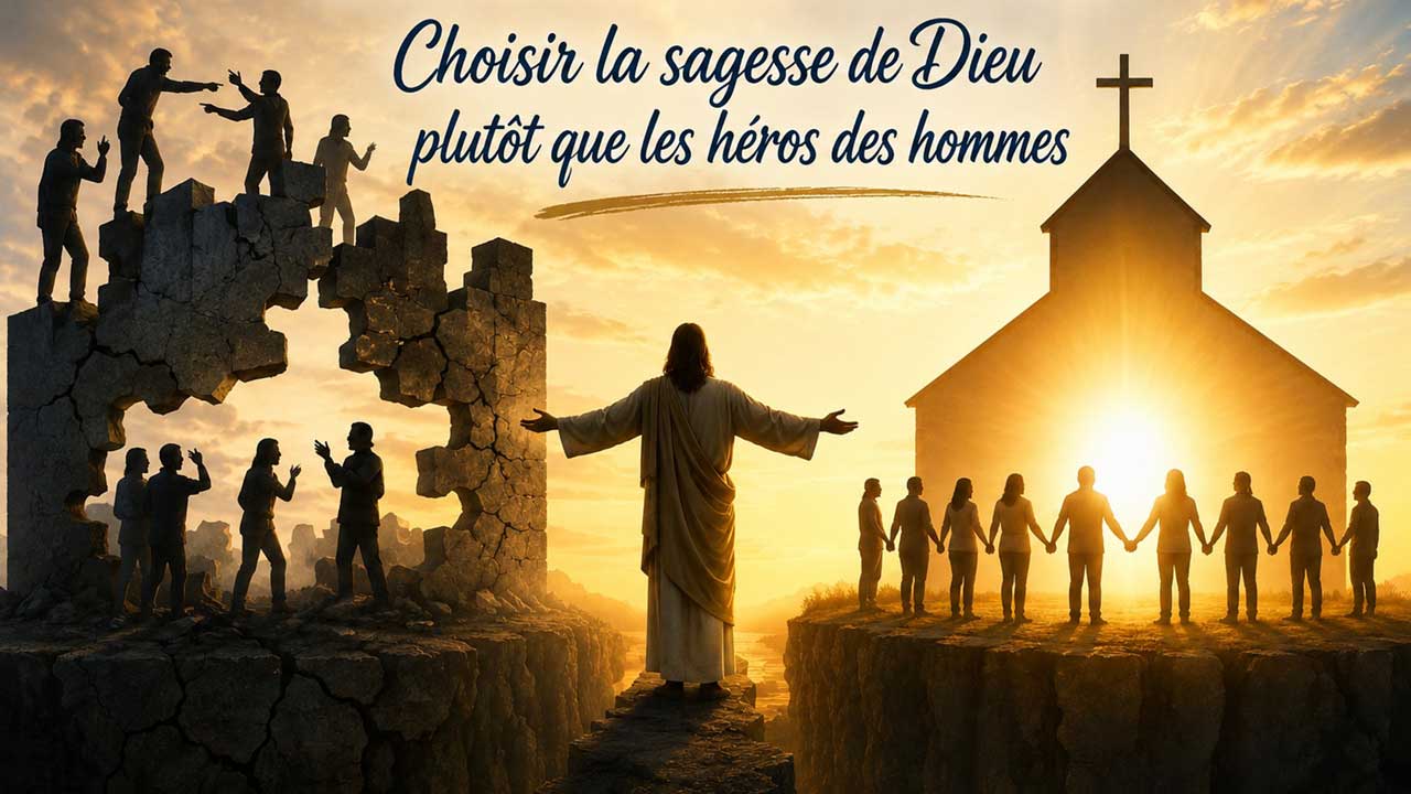 Choisir la sagesse de Dieu plutôt que les héros des hommes
