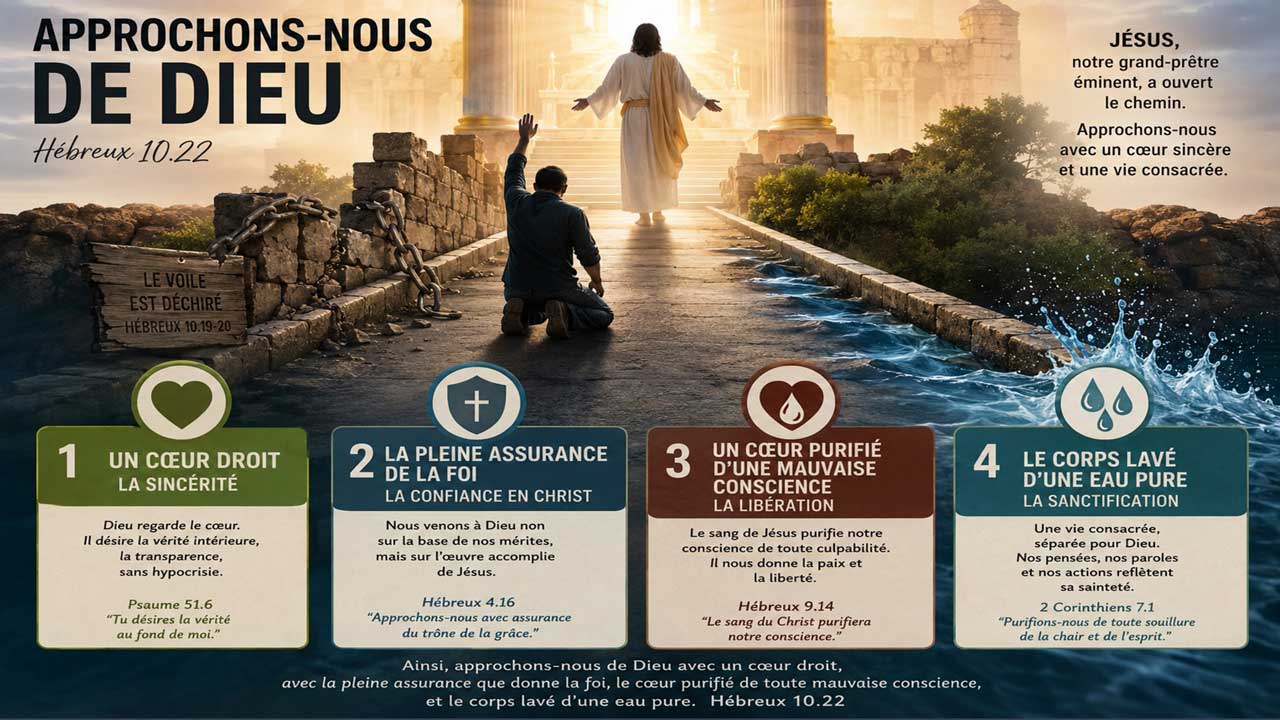 4 conditions pour s’approcher de Dieu