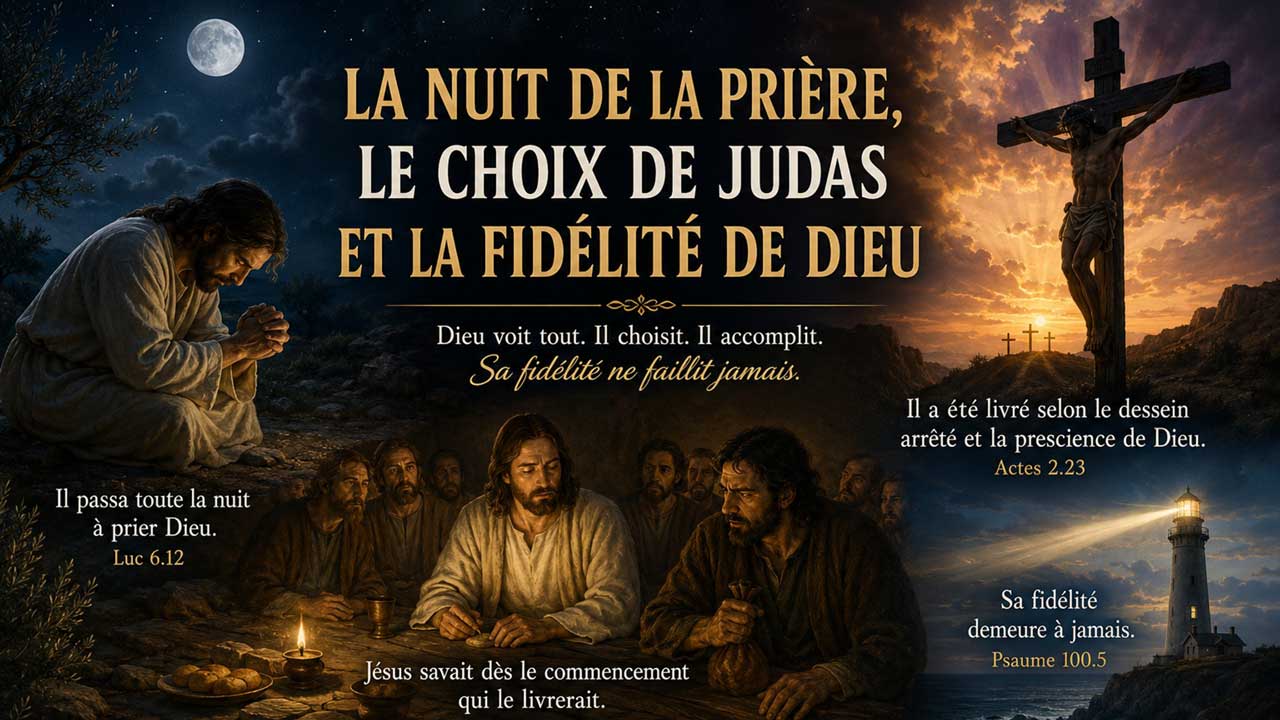 La nuit de la prière, le choix de Judas et la fidélité de Dieu